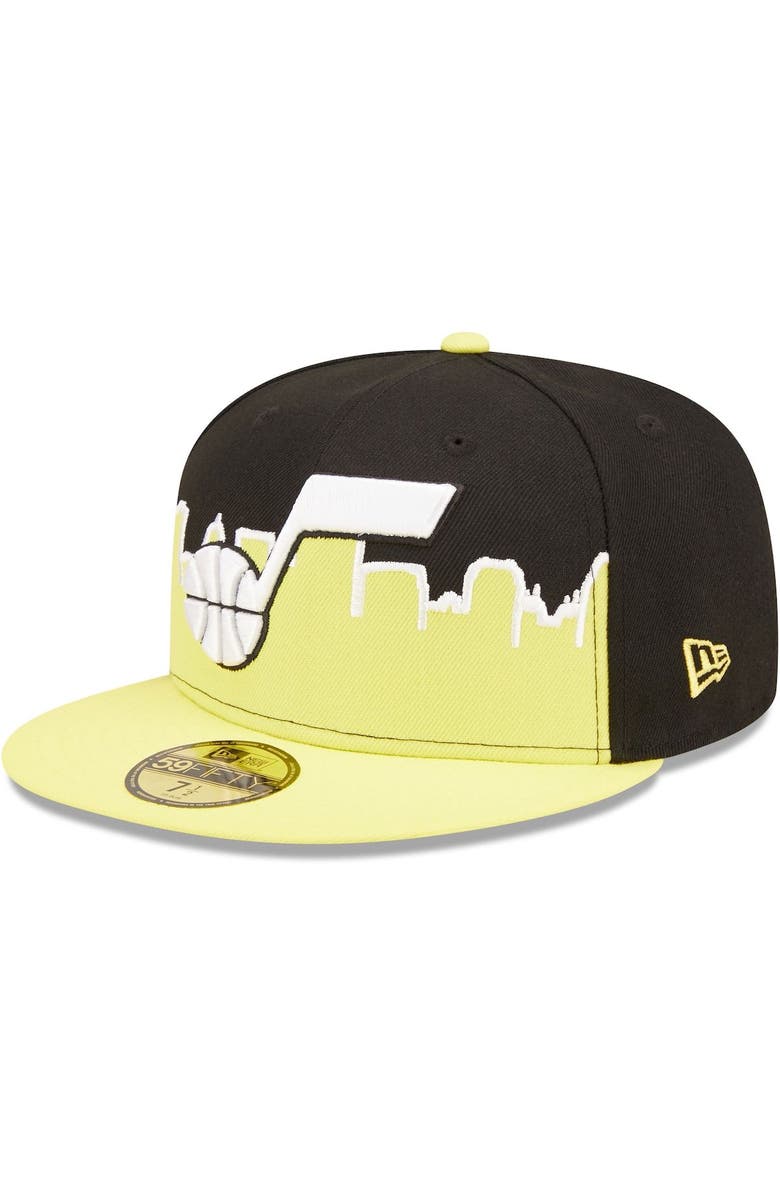New Era Men's New Era Gold/Black Utah Jazz 2022 Tip-Off 59FIFTY Fitted Hat, Alternate, color, 
