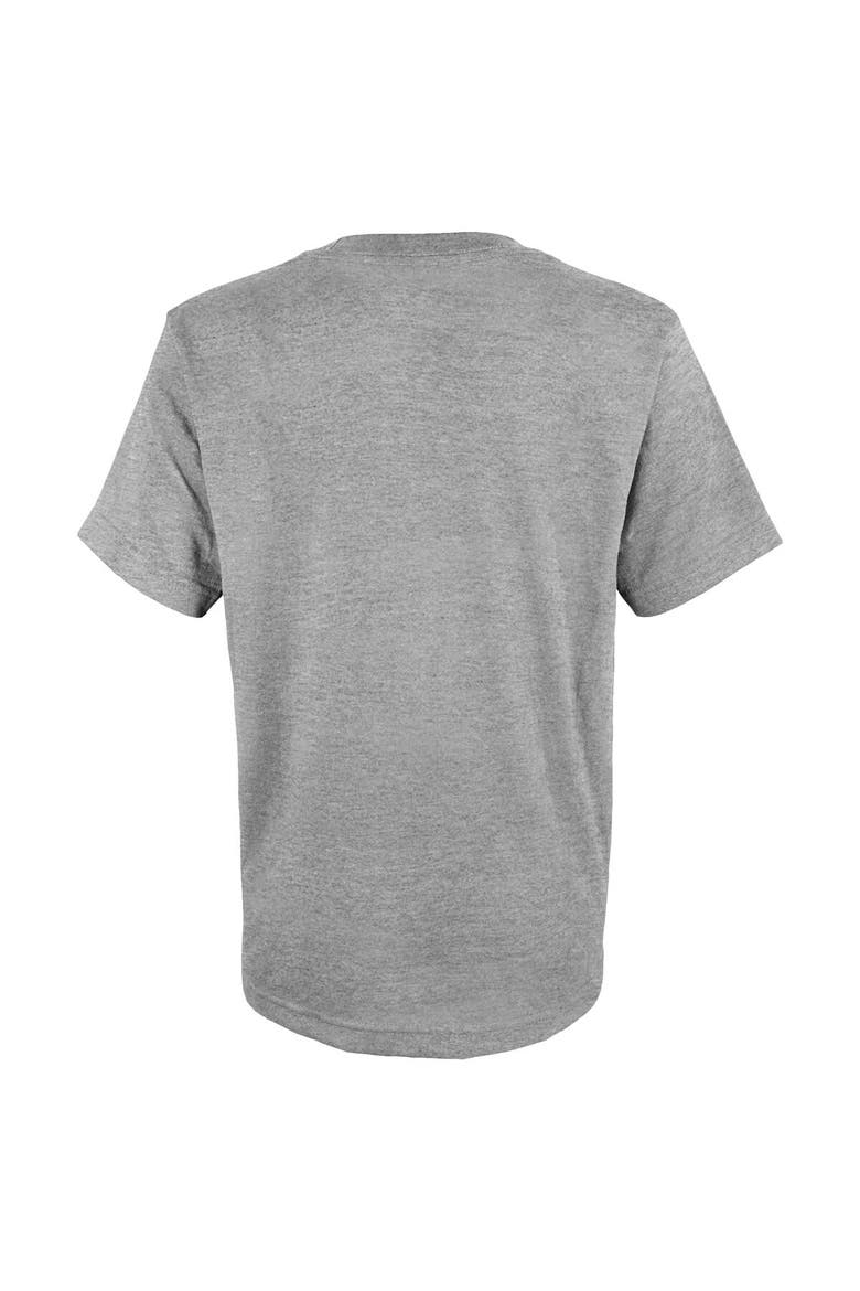 Youth Fanatics Branded Heather Gray Texas Rangers 2023 World Series Champions Locker Room T-Shirt, Alternate, color, Heather Gray