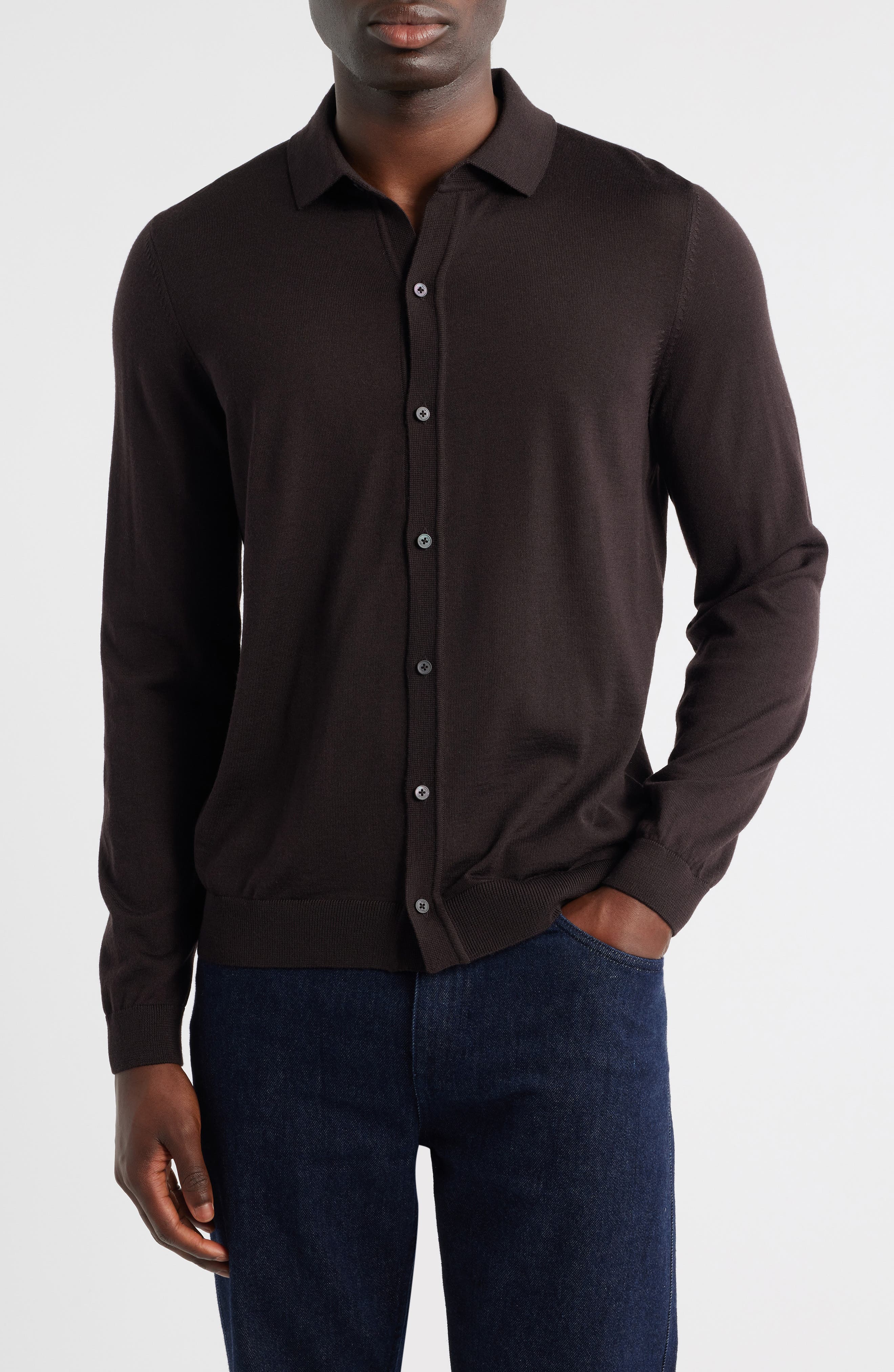 Helbert Wool Cardigan - image 3