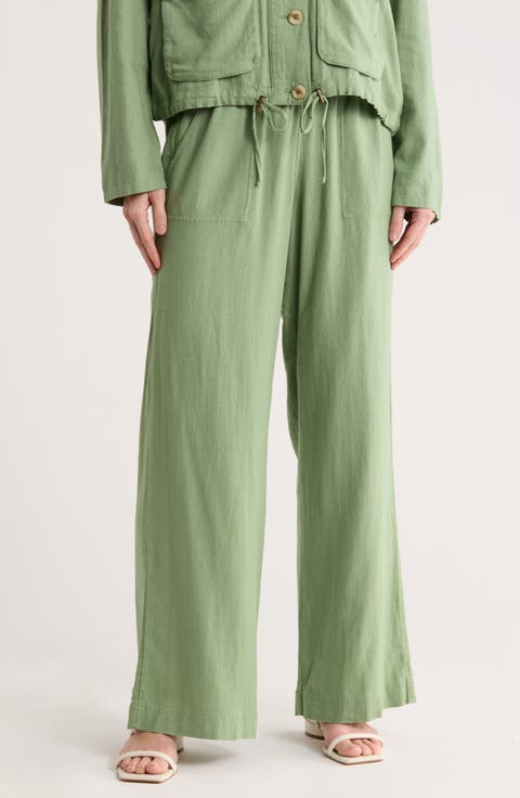 Linen Blend Pants