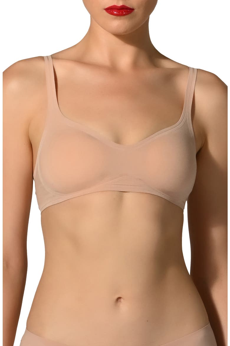 Contour Skin 3W Wireless Bra, Main, color, ROSE