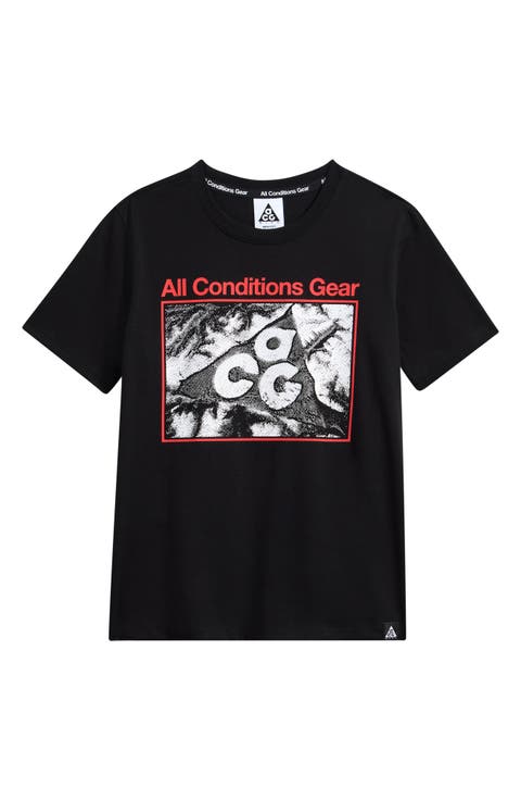 Kids' Dri Fit Cotton Blend Graphic T-Shirt