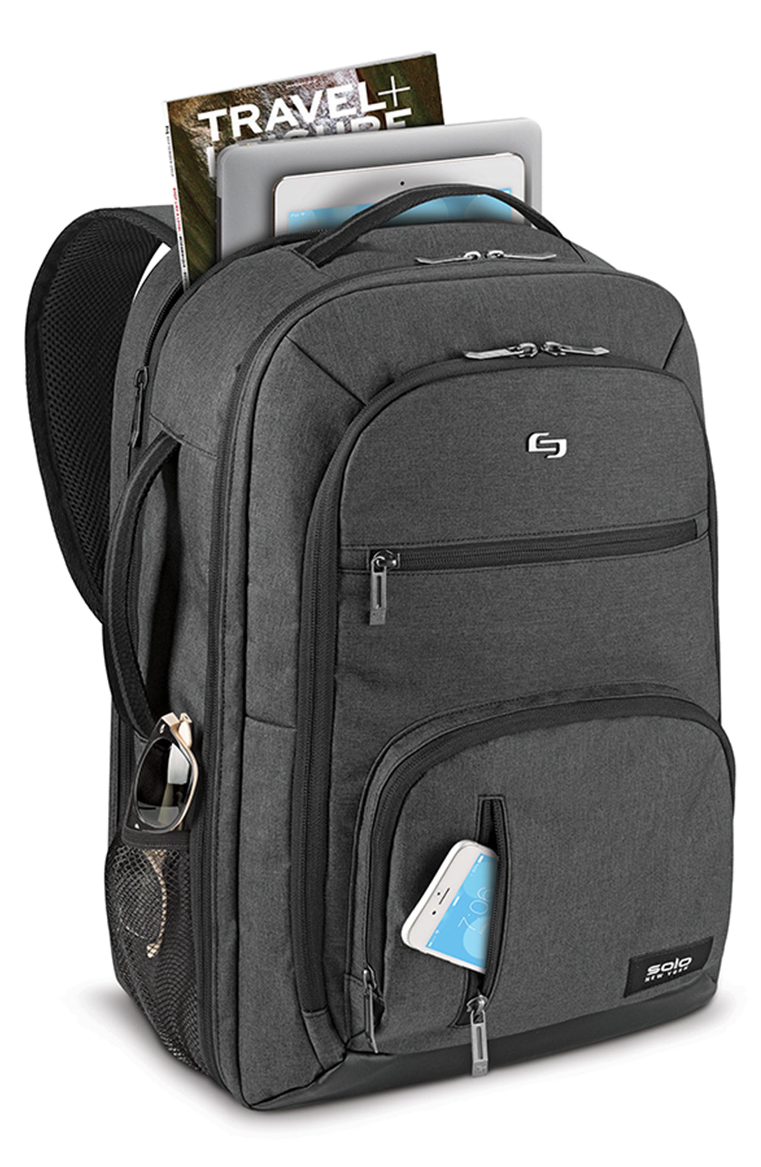SOLO NEW YORK Grand Travel TSA Backpack, Alternate, color, 