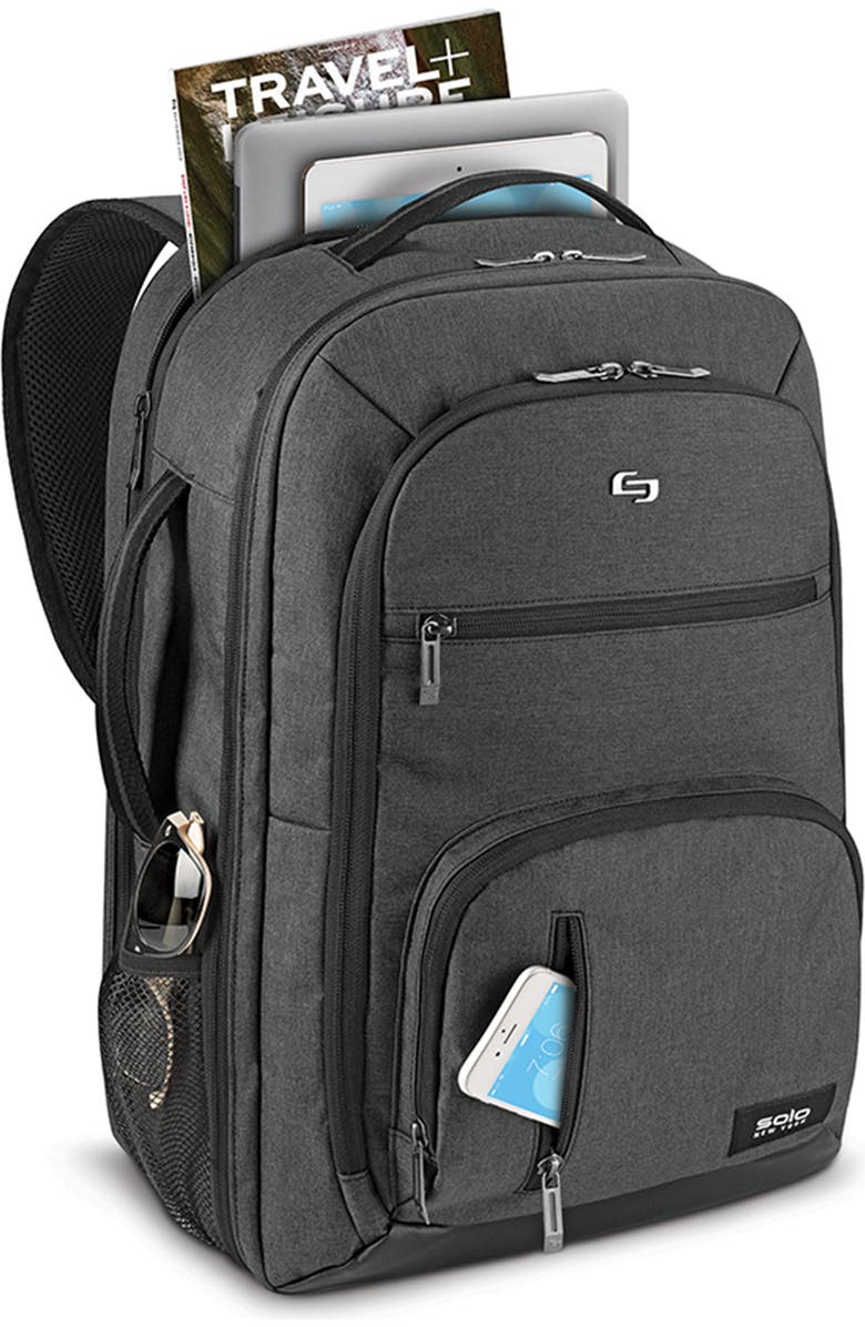 SOLO NEW YORK Grand Travel TSA Backpack, Alternate, color,