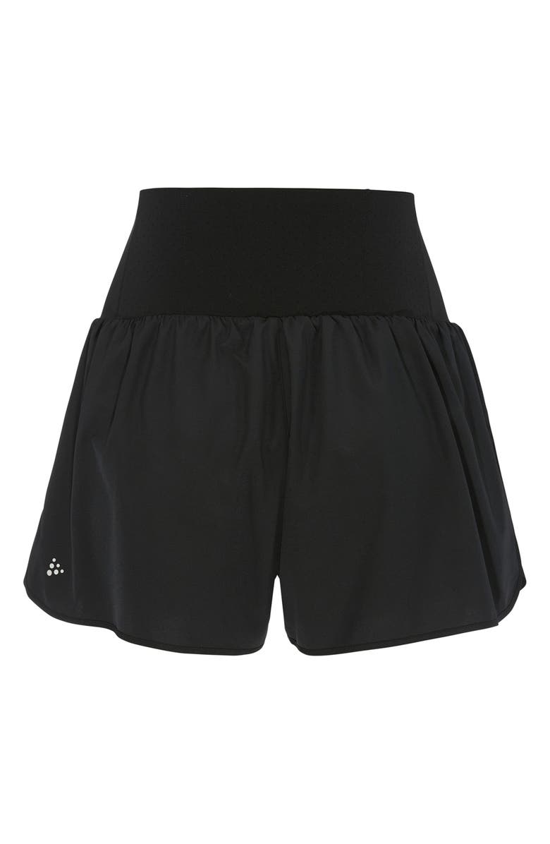 Craft Hypervent Pleated Wide Shorts, Alternate, color, Black
