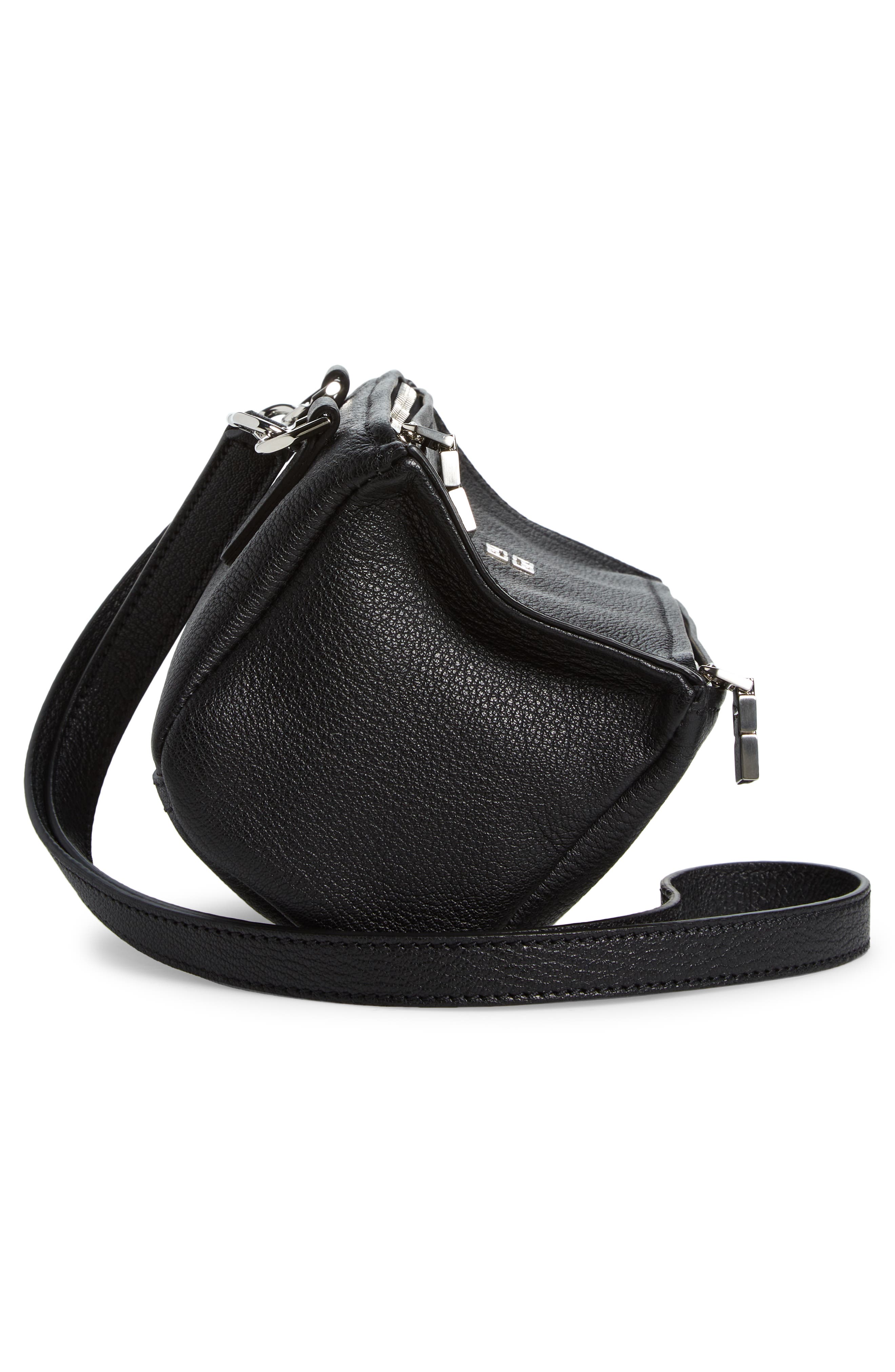 Givenchy Mini Pandora Leather Crossbody Bag, Alternate, color, 