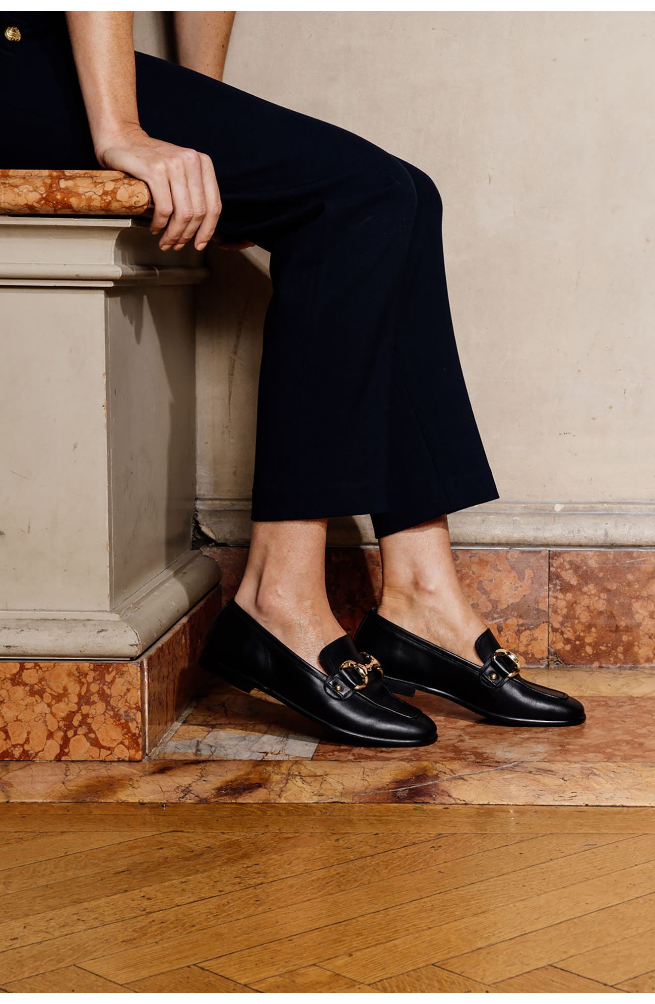 patricia green Harlow Bit Loafer, Alternate, color, Black