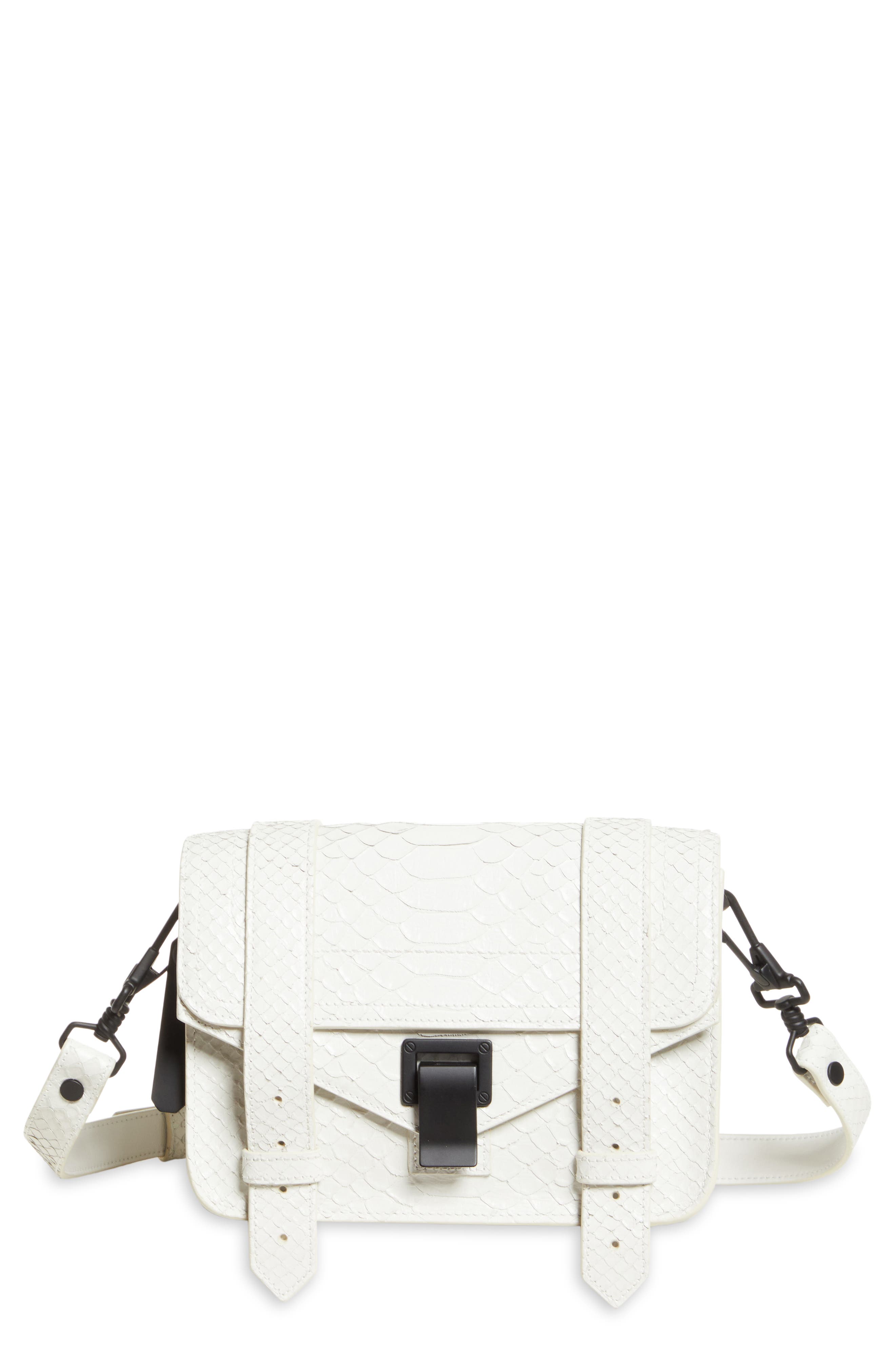 Proenza Schouler Mini PS1 Suede Crossbody Bag, Main, color, 