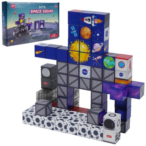 Blocchi Space Squad Magnetic Block Set 84 units