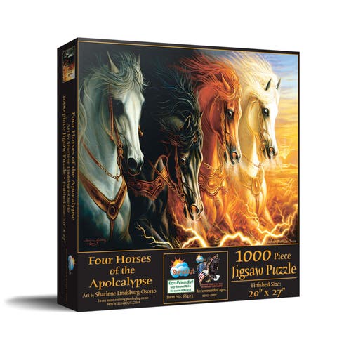 Four Horses of the Apocalypse 1000 piece Jigsaw Puzzle for Adults