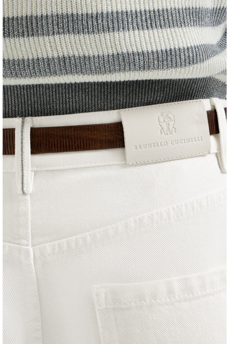 Relaxed trousers with monili, Alternate, color, Panama