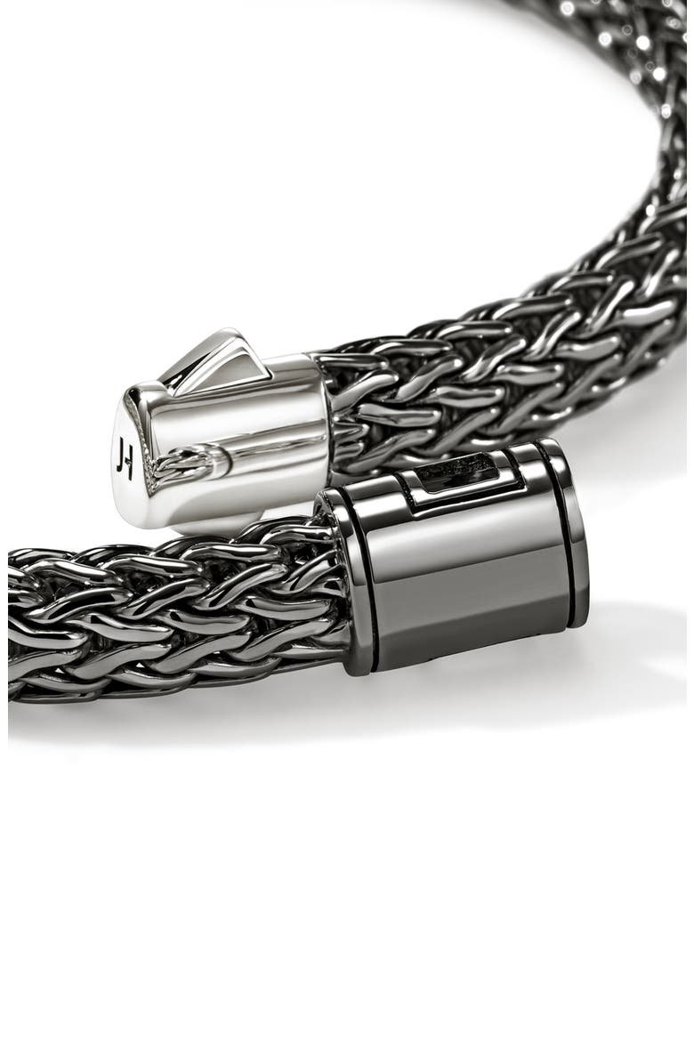 Icon Bracelet, 6.5mm, Alternate, color, DARK SILVER