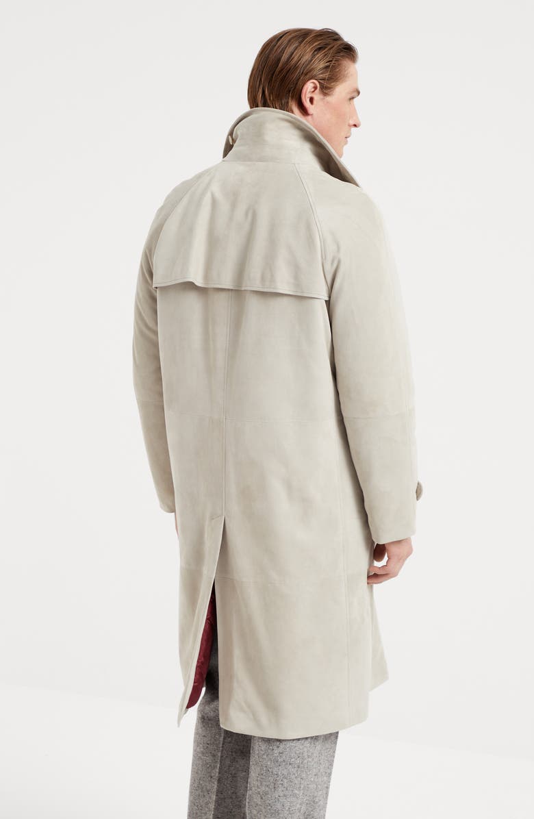 Brunello Cucinelli Suede overcoat, Alternate, color, 