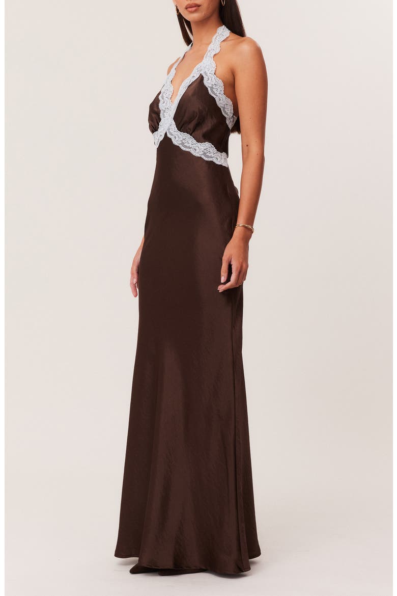 Tonya 2.0 Maxi Slipdress, Alternate, color, CHOCOLATE