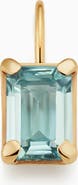 Oradina 14K Gold Date Me Birthstone Pendant Charm
