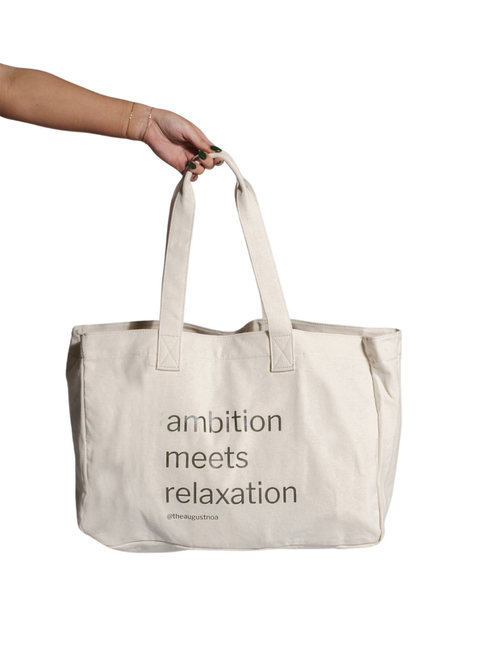 Augustnoa Errands Tote In Cream