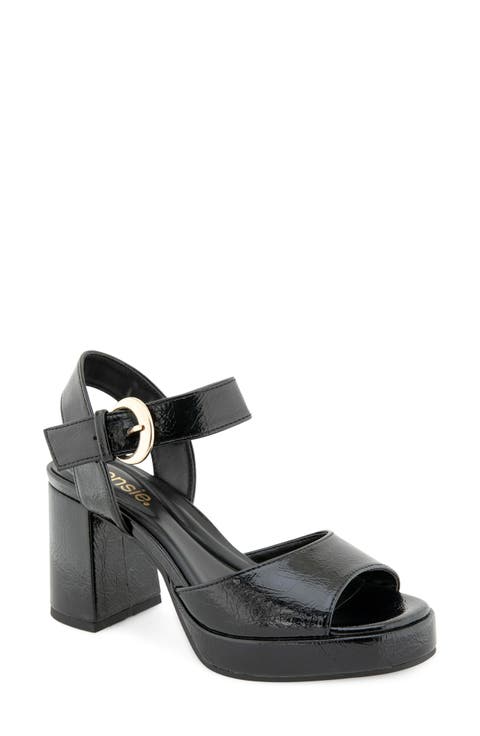 Theresa Faux Leather Platform Sandal