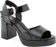 Kensie Theresa Faux Leather Platform Sandal