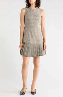 Pleat Midi Dress