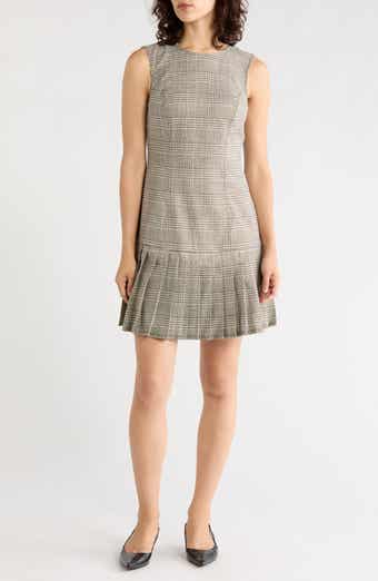 Pleat Midi Dress