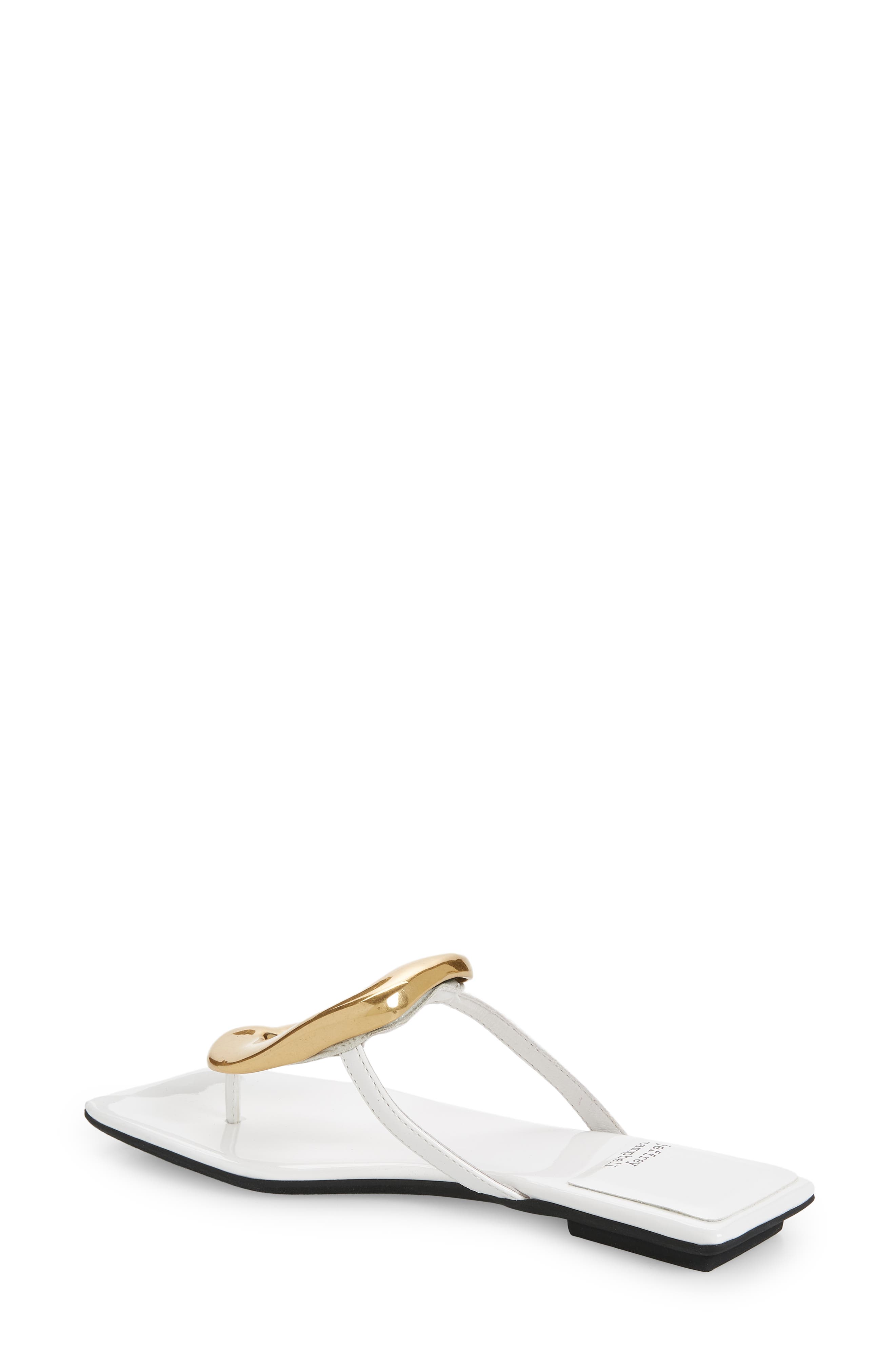 Linques Flip Flop, Alternate, color, WHITE PATENT GOLD