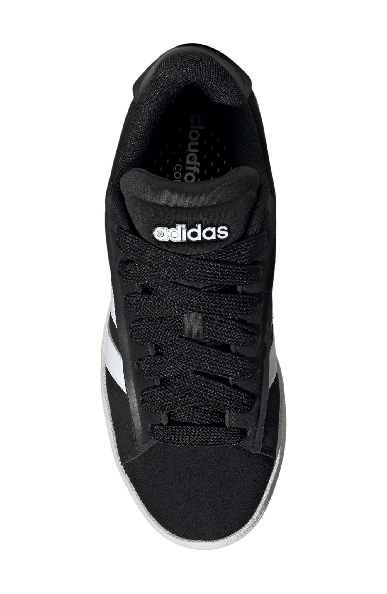 adidas Grand Court Alpha Platform Sneaker, Alternate, color, Black/ White/ Off White