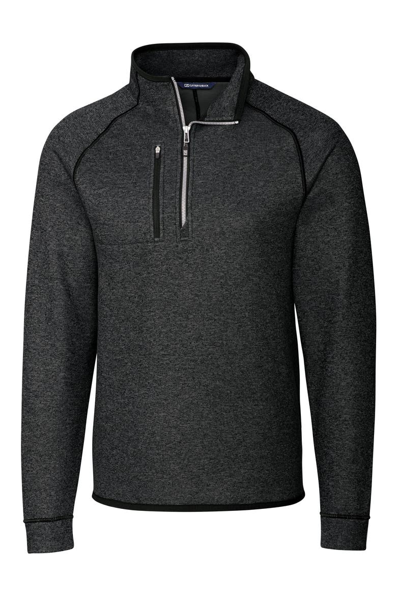Mainsail Sweater Knit Half Zip Jacket, Main, color, CHARCOAL HEATHER
