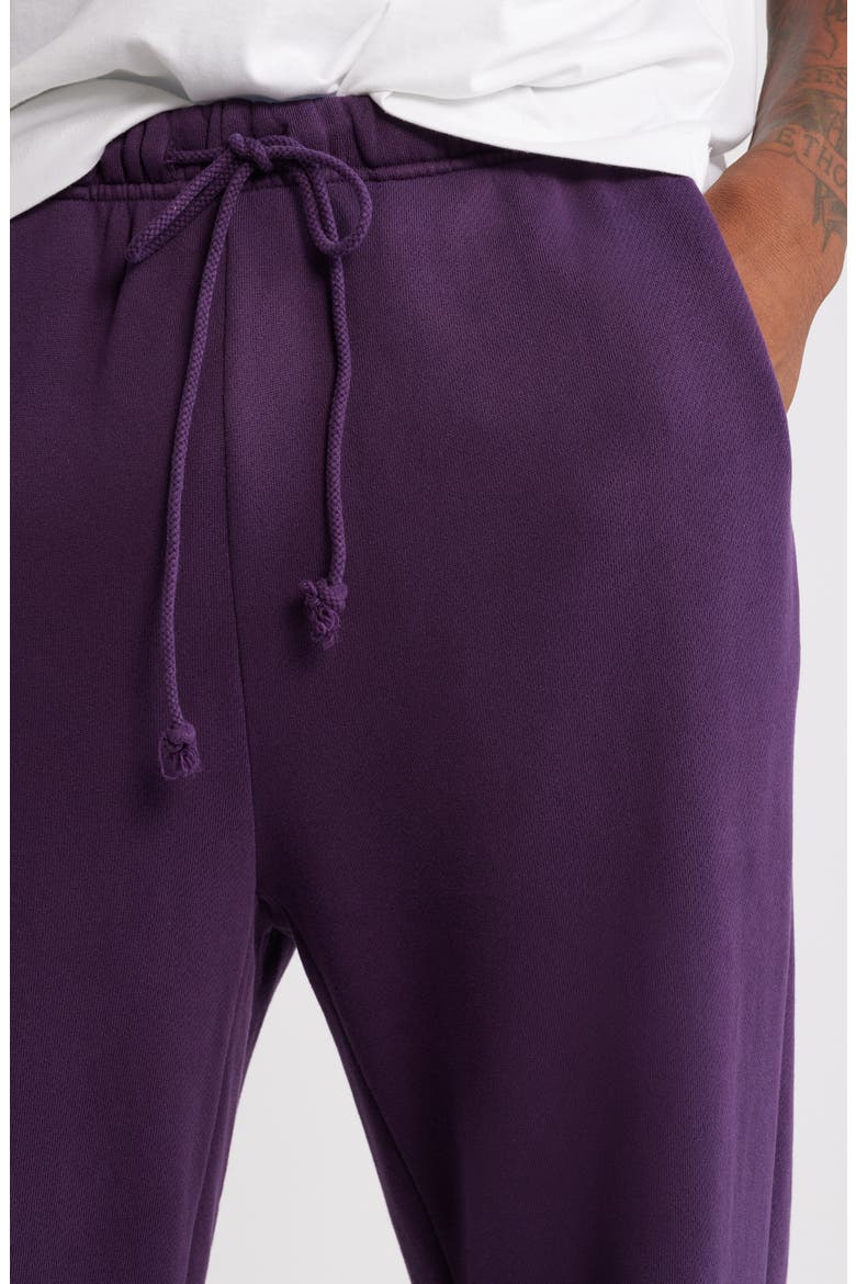 Core Organic Cotton Straight Leg Sweatpants, Alternate, color, VINTAGE GRAPE