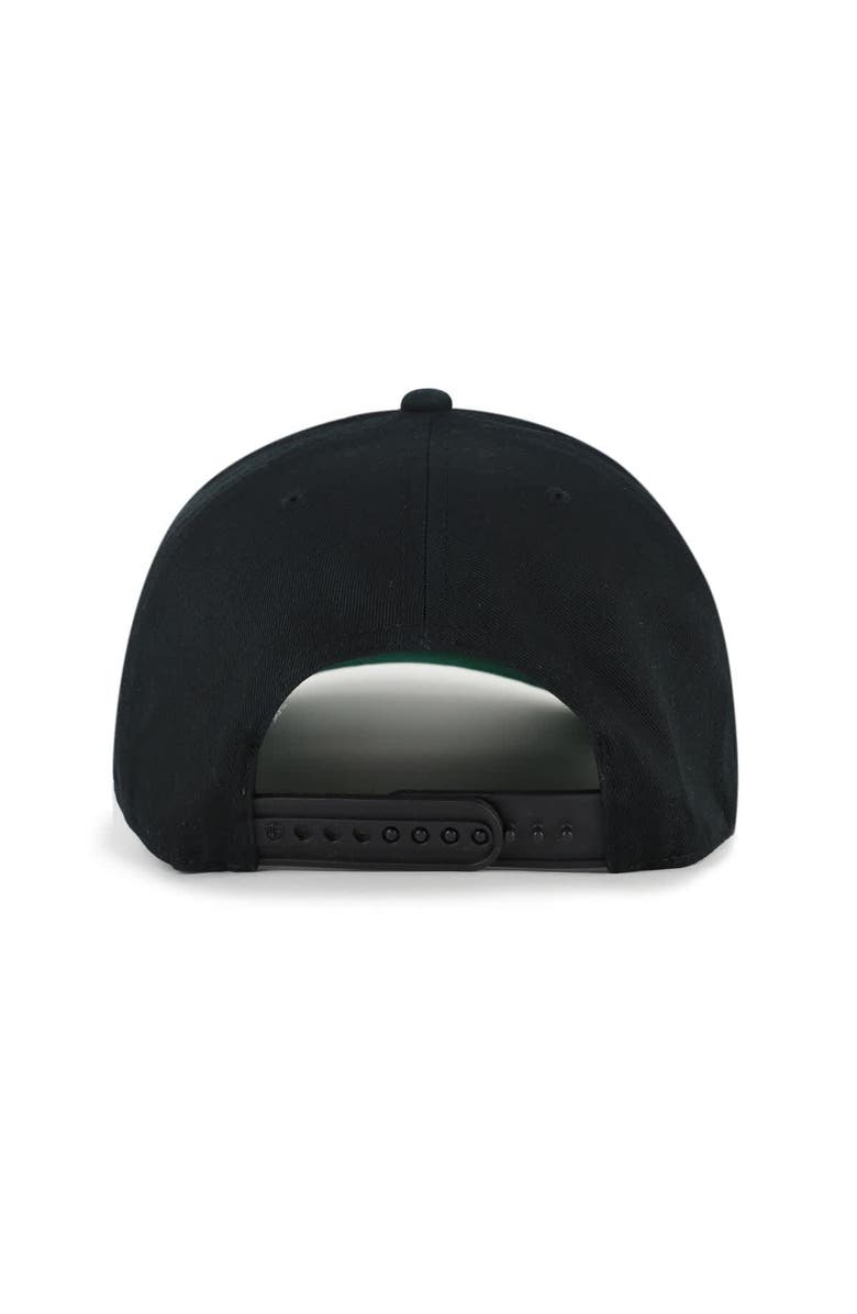 '47 Men's '47 Black/Brown Tampa Bay Rays Cooperstown Break Wood Suede Hitch Adjustable Hat, Alternate, color, Black