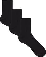 SKIMS 3-Pack Quarter Crew Socks