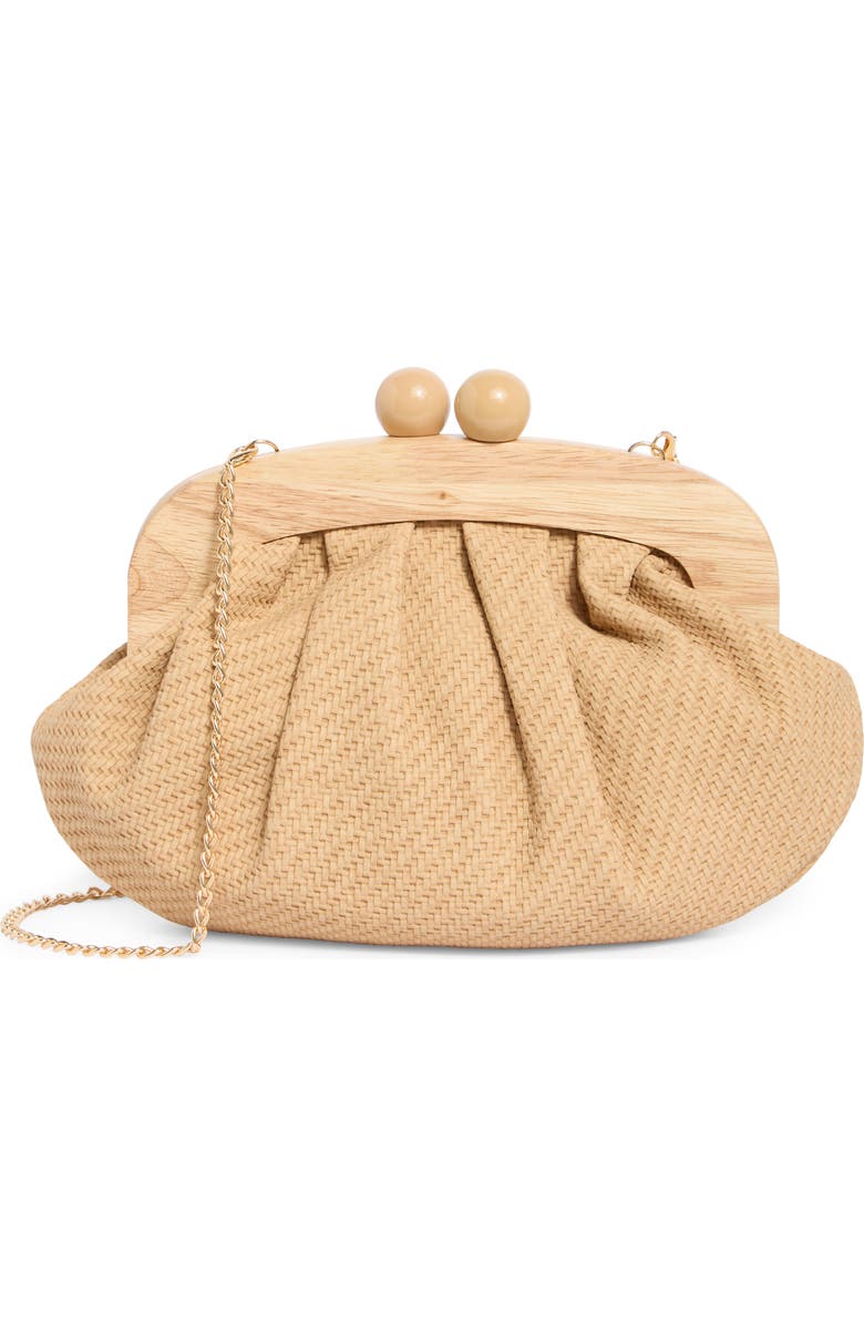 Dolce Vita Alexi Straw Clutch, Main, color, Natural