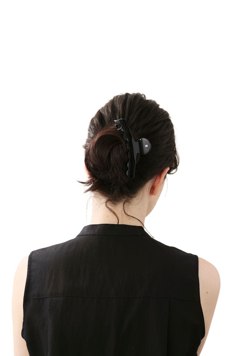 Alexandre de Paris Raspail Large Acetate Hair Claw Clip, Alternate, color, Black