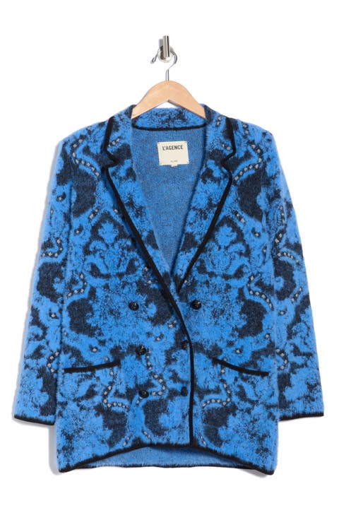 Eileen Jacquard Knit Blazer