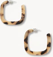MACHETE Midi Square Hoops