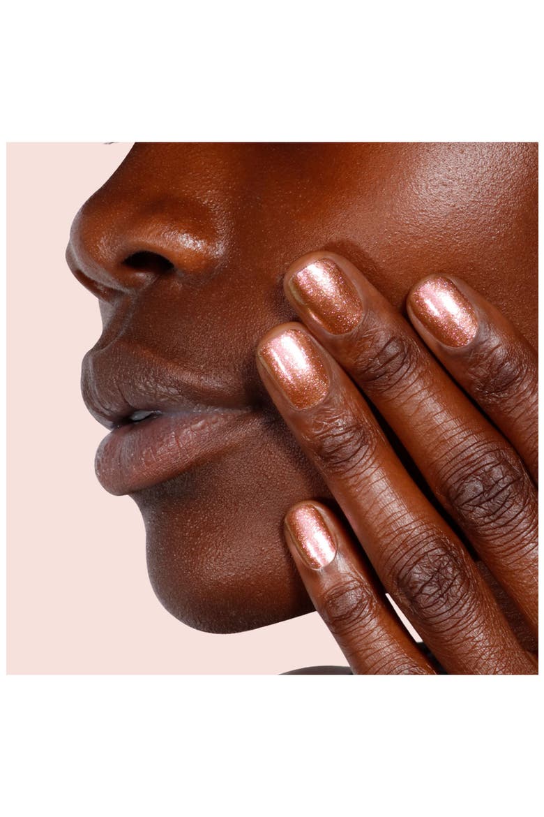 Shimmering Nail Highlighter Polish, Alternate, color, MOLTEN