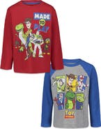 Disney Toy Story Boys' 2-pack Long Sleeve T-shirts (toddler, Little Kid & Big Kid)