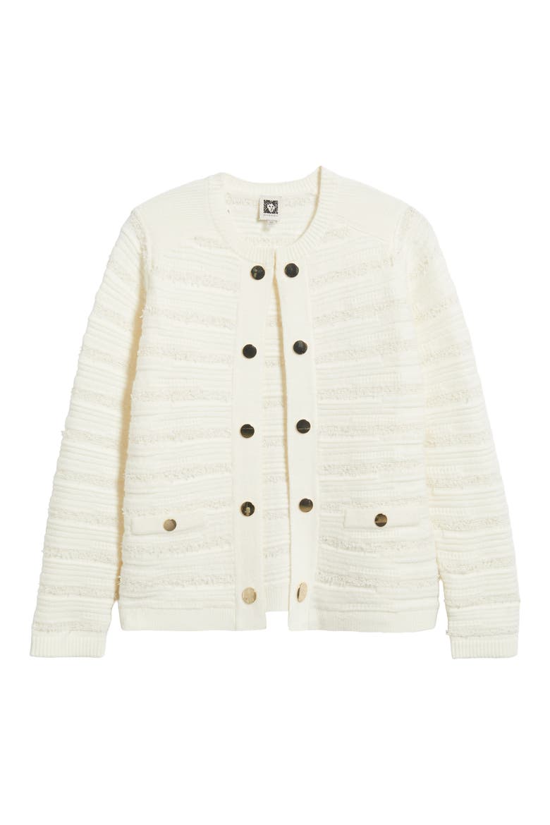 Open Front Cardigan, Alternate, color, ECLAIR
