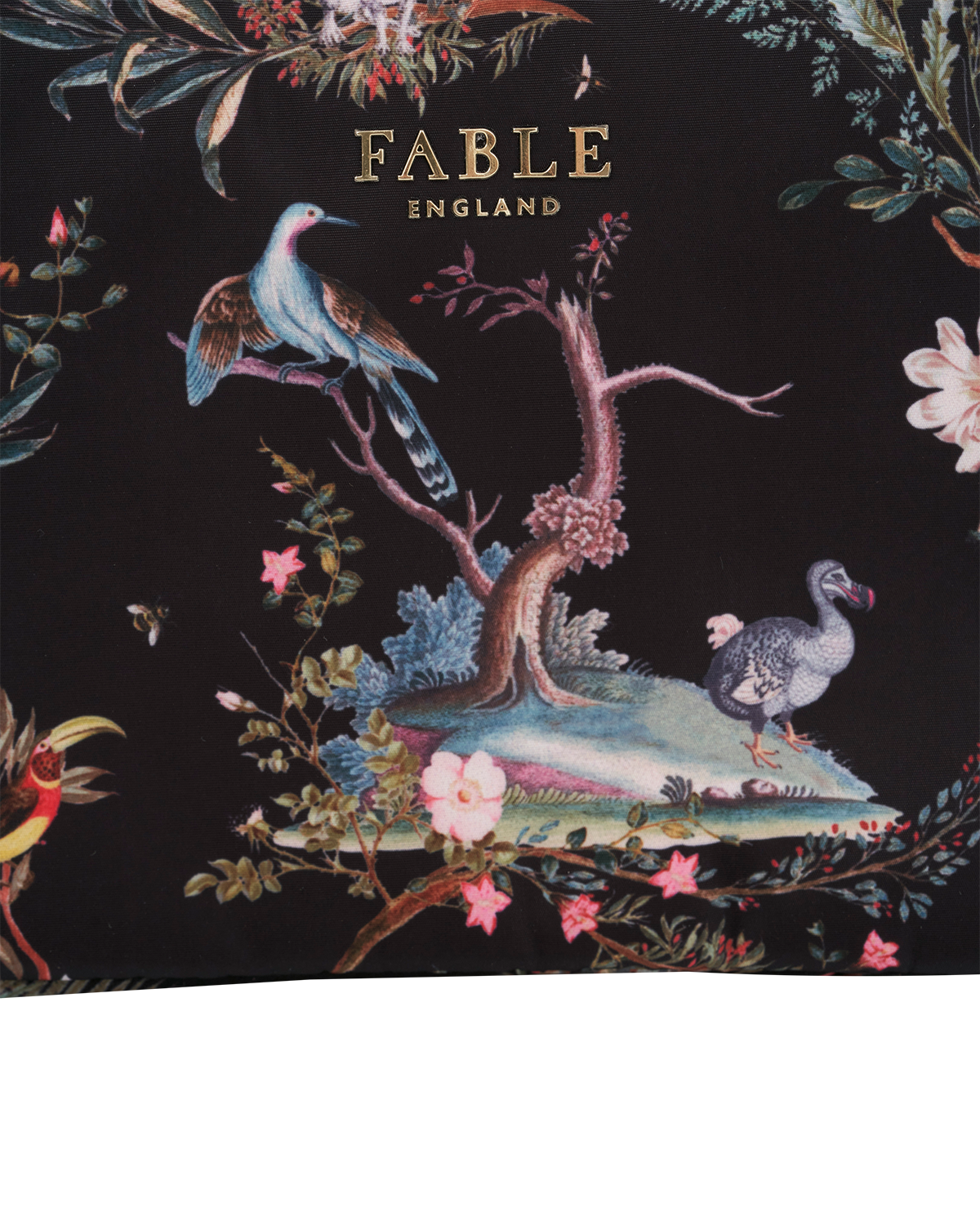 Fable England Wonderland Wash Bag, Alternate, color, Black