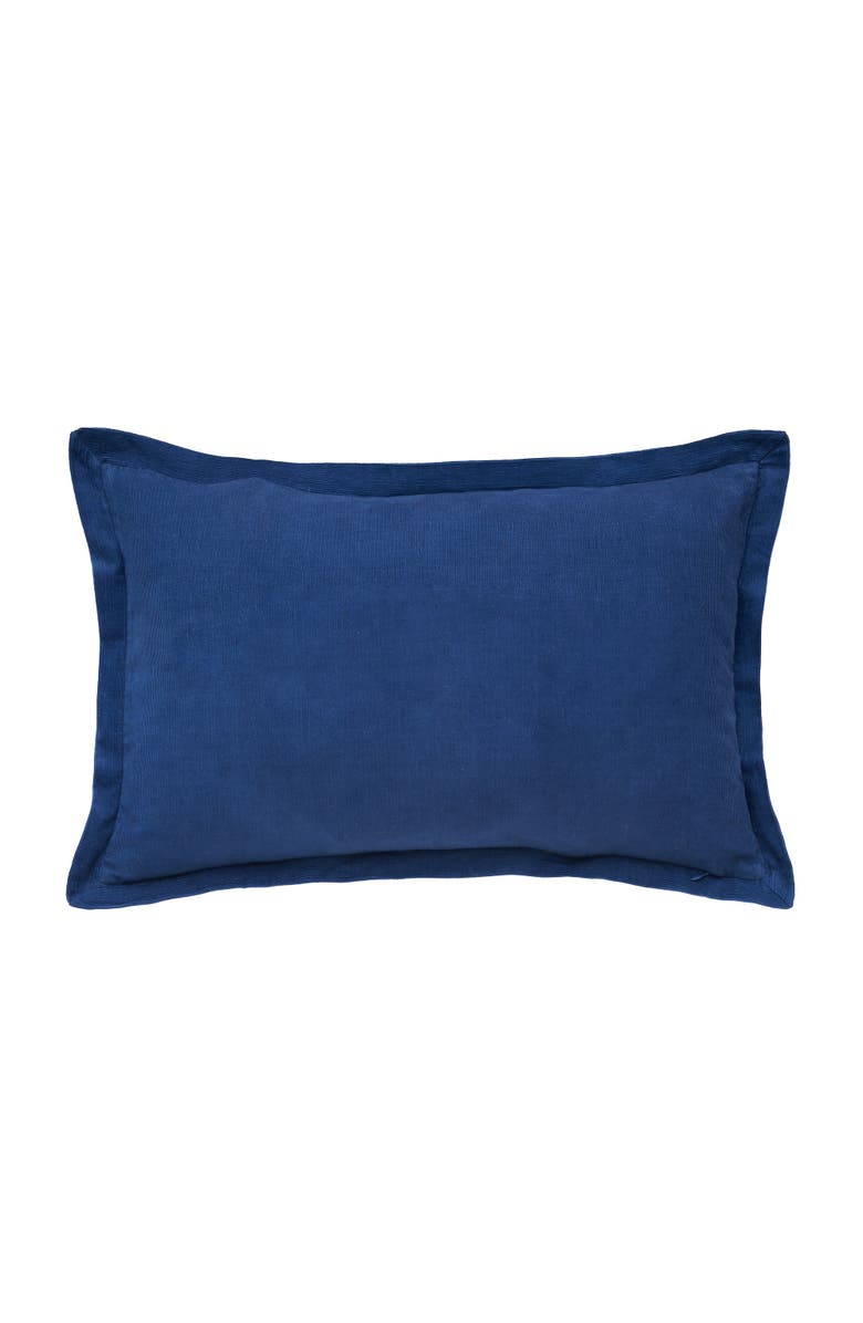 C&F Home Christmas Jolly Solid Typographical Decorative Throw Pillows, Alternate, color, Blue