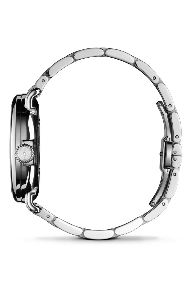 Runwell Mother-of-Pearl Bracelet Watch, 36mm, Alternate, color, CADET BLUE