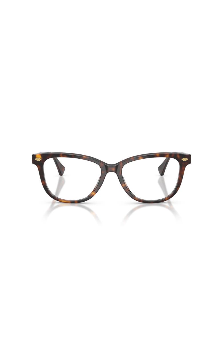 RALPH 53mm Phantos optical glasses, Alternate, color, Tortoise