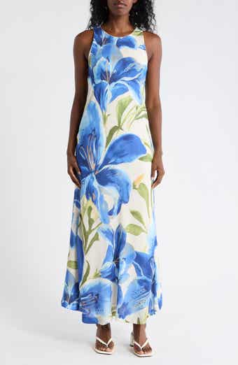 Vince Camuto Floral Print Maxi Dress
