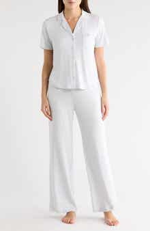 Danskin Peached Jersey Long Pajamas