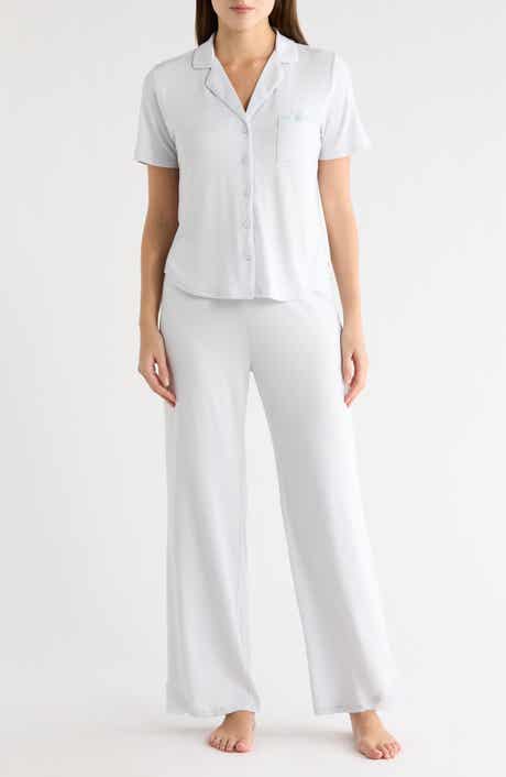 Danskin Peached Jersey Long Pajamas