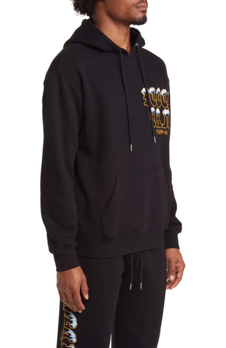 ICECREAM Embroidered Cotton Graphic Hoodie, Alternate, color, 
