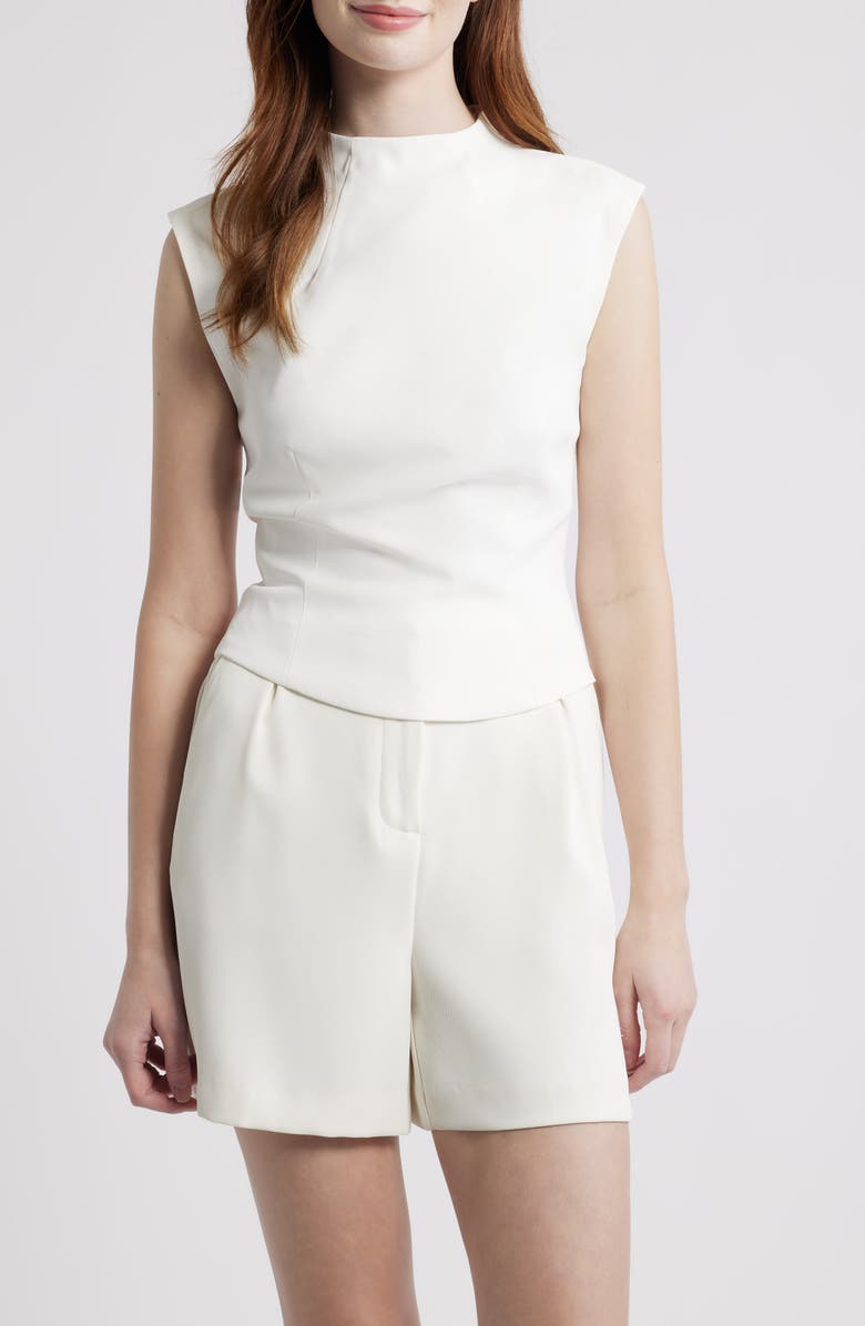 Odd Muse The Ultimate Muse Cap Sleeve Top, Main, color, White