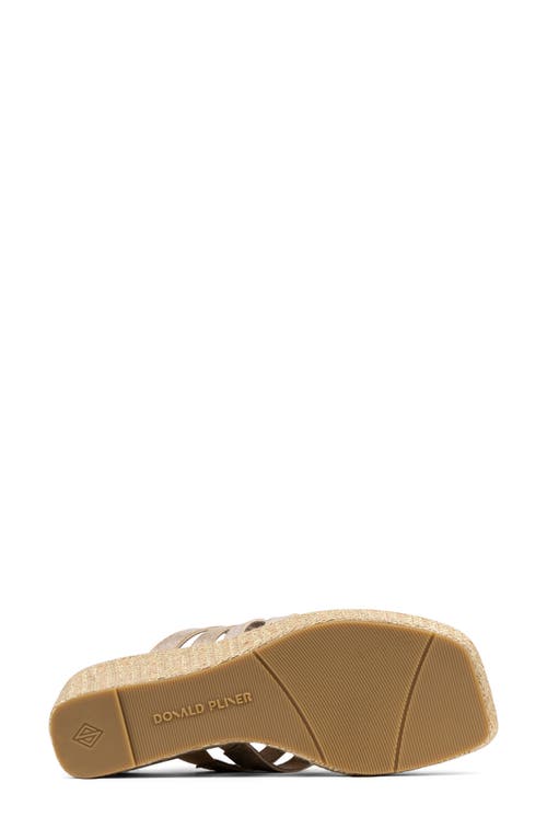 DONALD PLINER DONALD PLINER ANNAMARIA PLATFORM WEDGE SLIDE SANDAL 