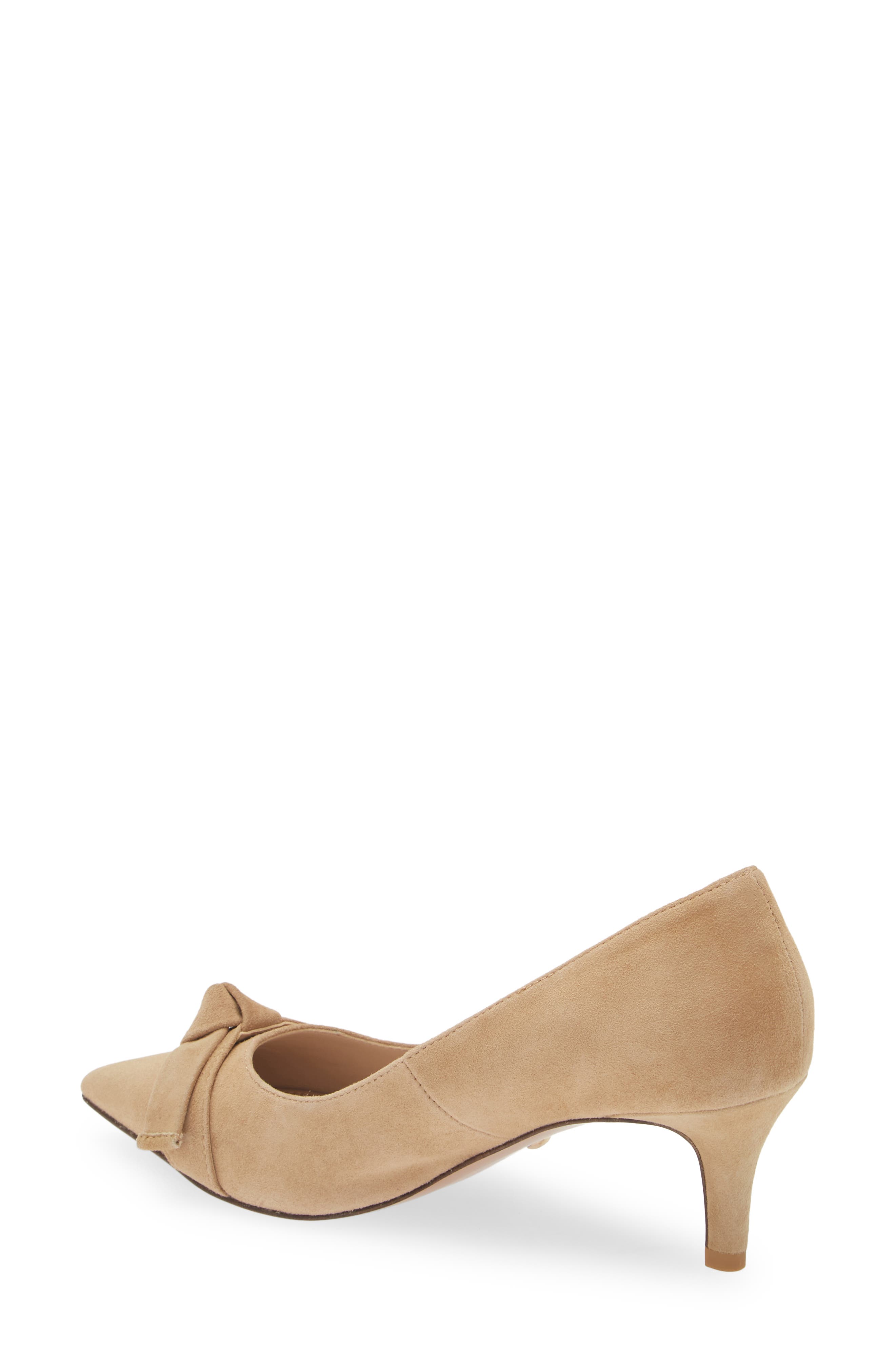 Keesa Pointed Toe Pump, Alternate, color, LATTE