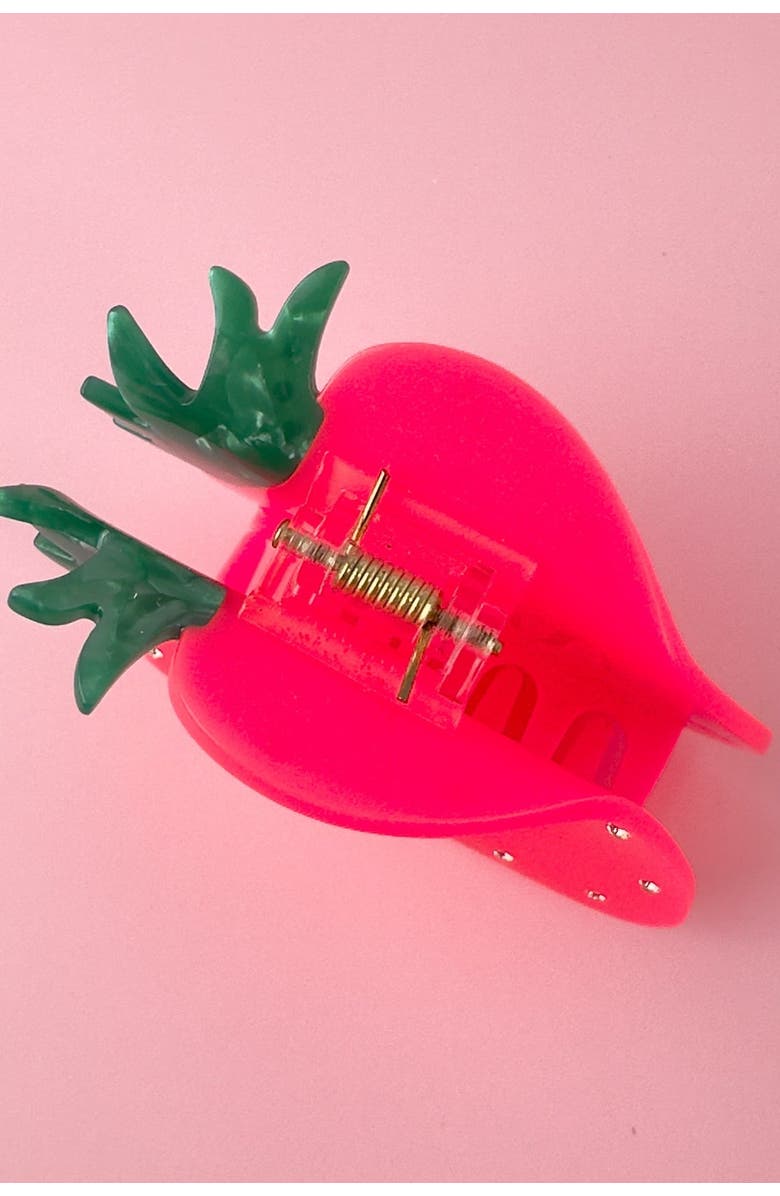 Centinelle Neon Strawberry Hair Claw, Alternate, color,