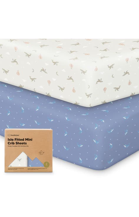 Isla Fitted Mini Crib Sheets